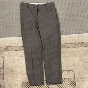 Banana Republic Brown Checkered Women's Pants